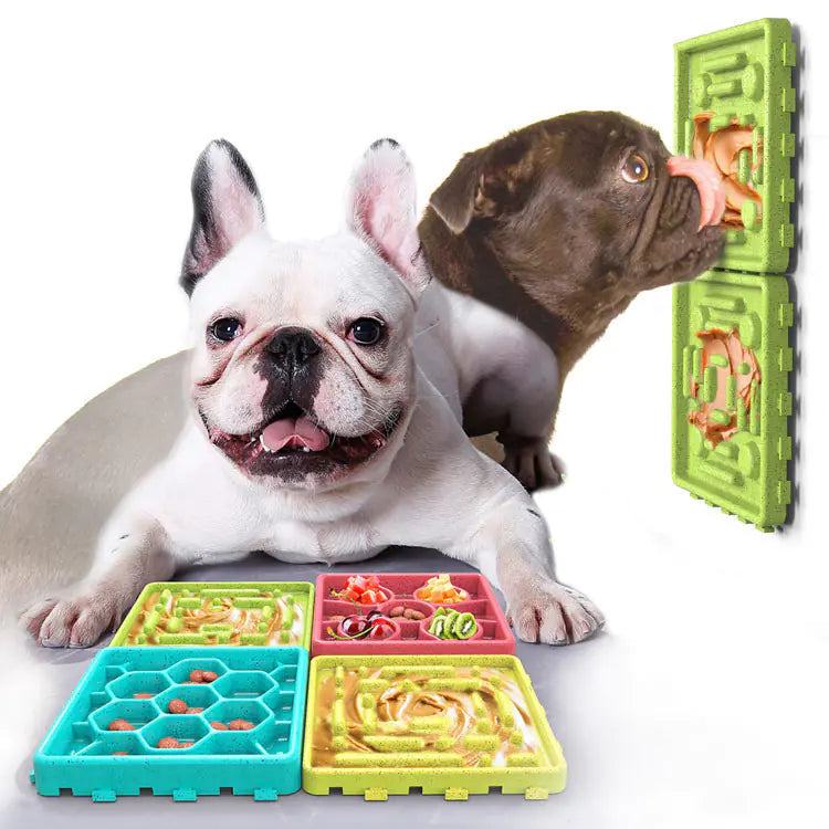 Engaging Dog Licking Slow Feeder Mat
